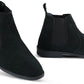 Velour Black Suede Chelsea