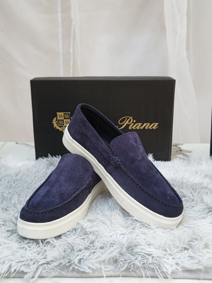 BOLD SUEDE LOAFERS