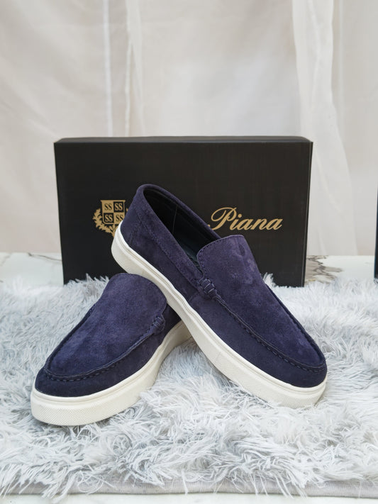 BOLD SUEDE LOAFERS