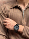 BROWN NECK ZIPPER